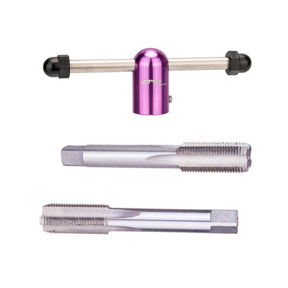ZTTO Bicycle Crank Pedal Thread Tapping Device Crankset 9/16 Inch Driver Universal Screw Hole Tool Steel Sashes 14mm