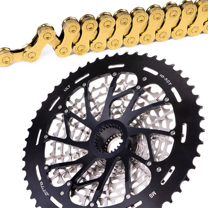 ZTTO Ultimate MTB 12 Speed Lightweight 376g Cassette 10-50T MS ULT Micro K7 Spline 12speed For M6100 M7100 M8100 Mountain Bike