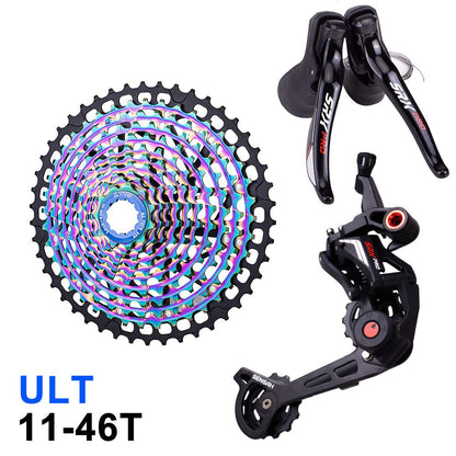 ZTTO 1x11 Speed Gravel Bike Groupset Clutch Derailleur Fit 46T 50T 11s Cassette Light Weight Bicycle Shift Brake Road Group Set