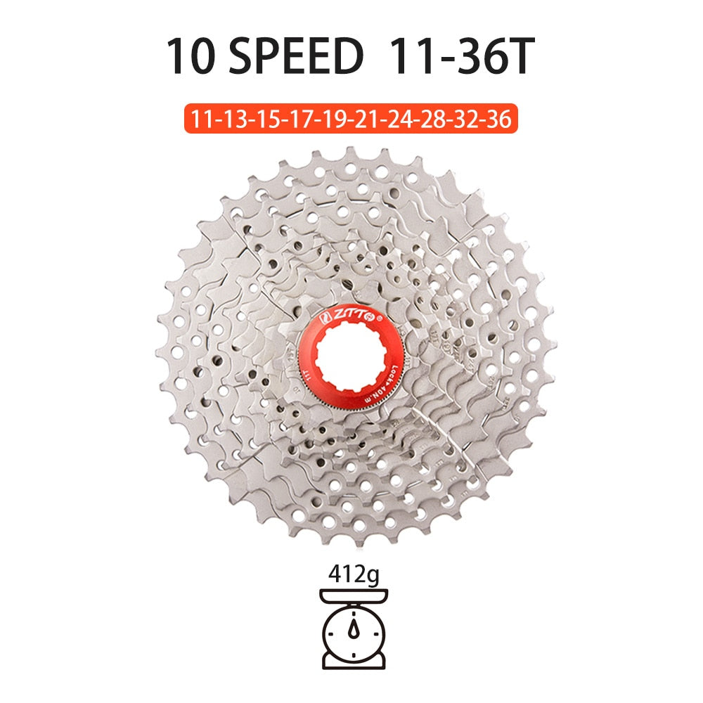 ZTTO 10 Speed 11-36T Bicycle Cassette ULT 10s Steel 10v K7 MTB Freewheel  CNC for MTB Gravel Bike Ultimate XX X0 M980 M780